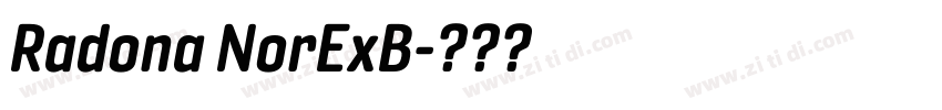 Radona NorExB字体转换 Radona NorExB字体转换